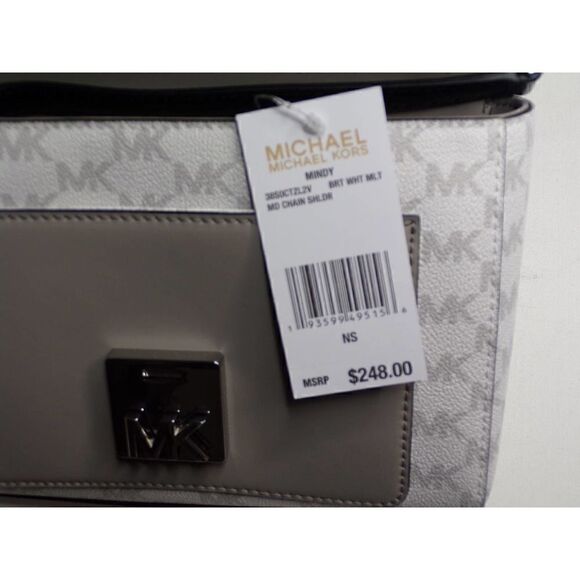 Michael Kors Mindy Chain Shoulder NWT - Picture 4 of 9